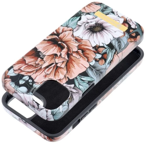 FORCELL F-PROTECT Mirage case compatible with MagSafe for IPHONE 15 Plus bloom bush