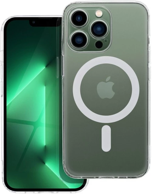 FROST MAG COVER case with camera protection compatible with MagSafe for IPHONE 13 Pro transparent