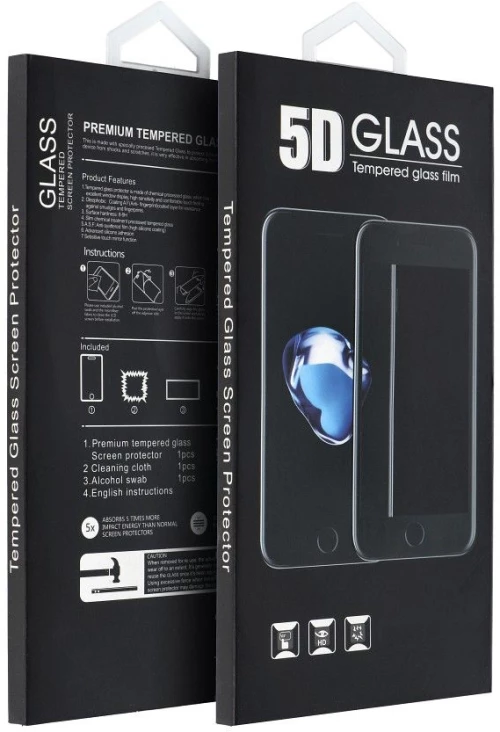 5D Full Glue Tempered Glass - for iPhone 15 Pro Max (Privacy) black