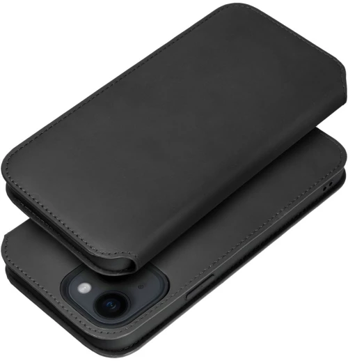 DUAL POCKET Book case for IPHONE 15 Pro Max black