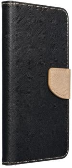 FANCY Book case for SAMSUNG A14 4G / A14 5G black / gold