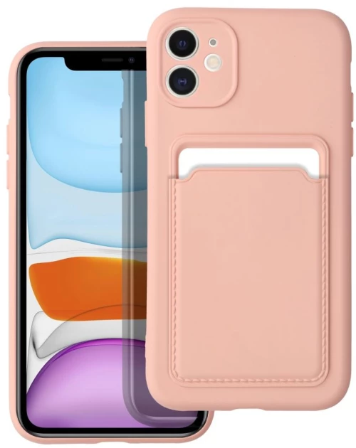 CARD case for IPHONE 11 pink