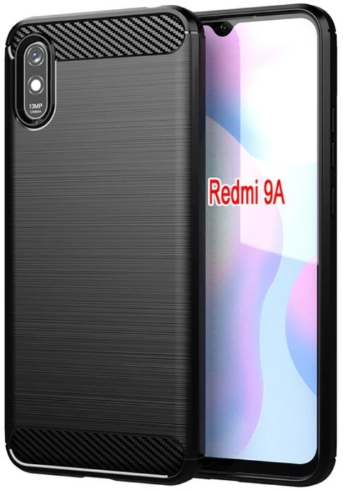 CARBON case for XIAOMI Redmi 9A / 9AT black