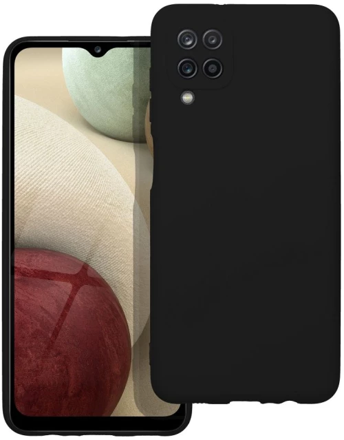 SILICONE case for SAMSUNG A12 black