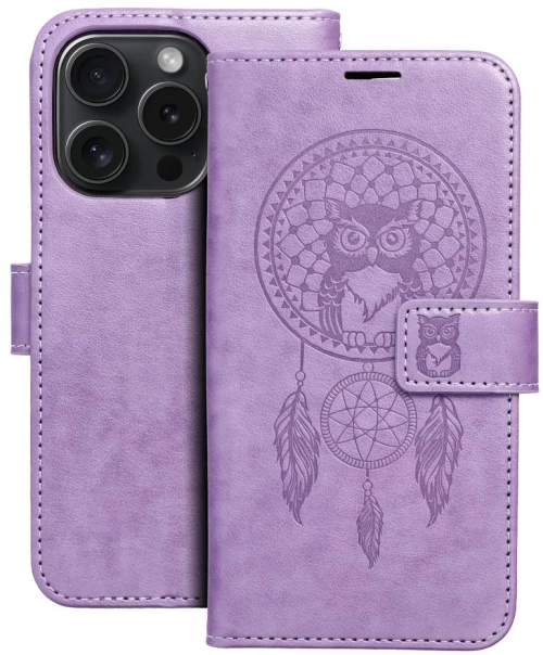 MEZZO Book case for IPHONE 15 Pro dreamcatcher purple
