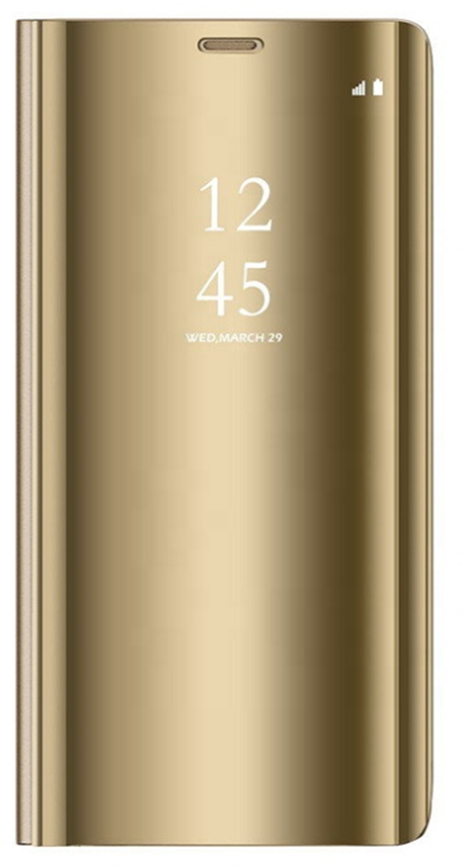 Smart Clear View case for Samsung Galaxy S23 FE gold