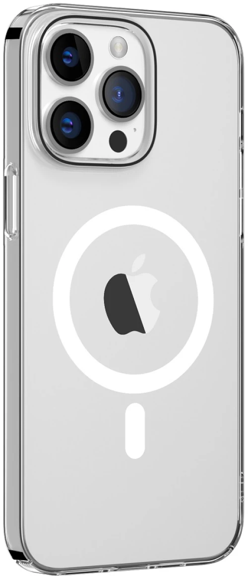 Comma case Hard Jacket Mag for iPhone 15 Plus transparent antibacterial