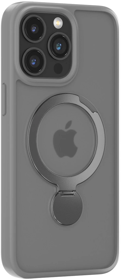 Comma case Joy Shark Mag for iPhone 15 gray