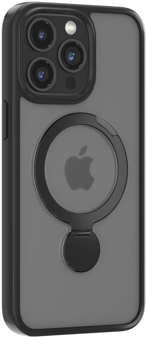 Comma case Joy Shark Mag for iPhone 15 Pro Max black