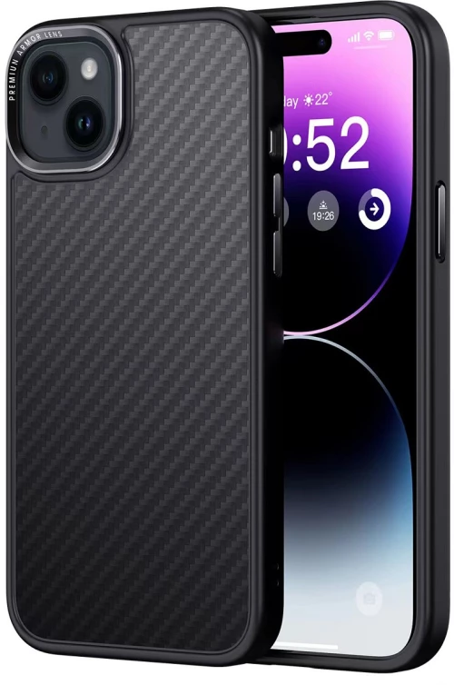 Comma case Kevlar Mag for iPhone 15 Plus black