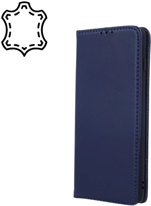 Genuine Leather Smart Pro for Samsung Galaxy A15 4G / A15 5G navy blue
