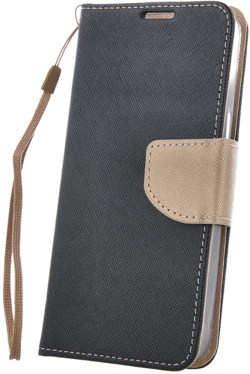 Smart Fancy case for Motorola Moto E22 black-gold