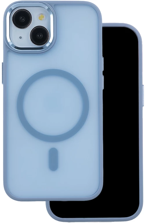 Frozen Mag case for iPhone 15 Pro 6,1" light blue