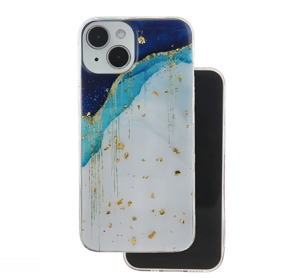 Gold Glam case for iPhone 15 Pro 6,1" iceberg