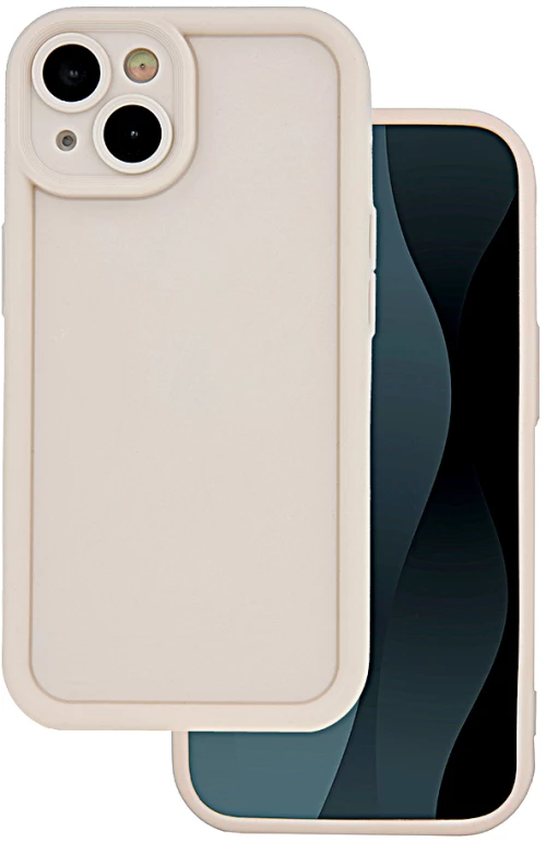 Rim TPU case for iPhone X / XS beige