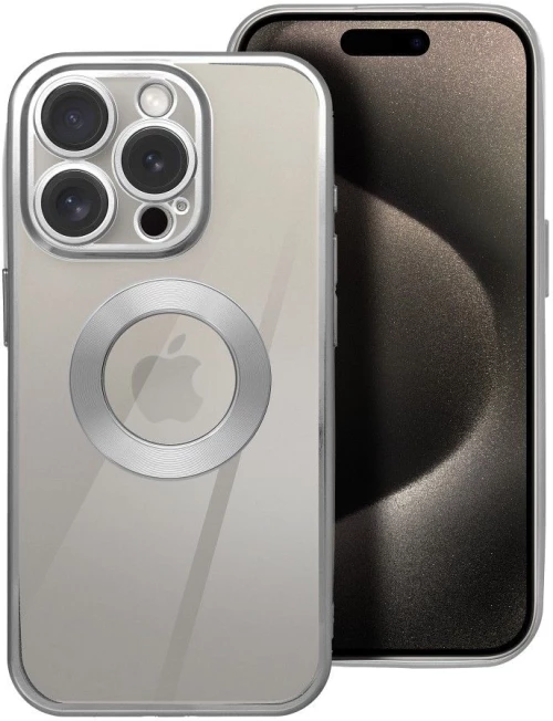 Case GLAM for IPHONE 15 Pro silver