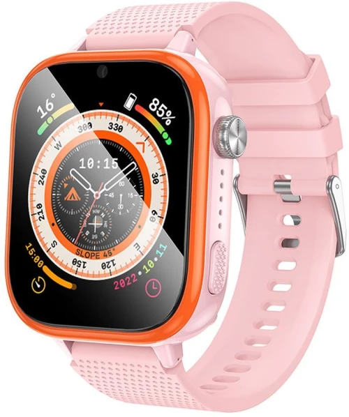 HOCO smartwatch for kids with call function 4G Y101 pink