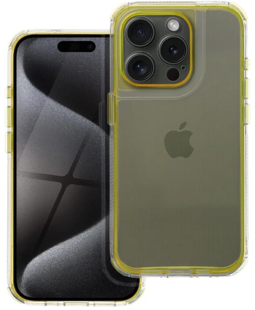MATRIX CLEAR Case for IPHONE 16 PLUS yellow
