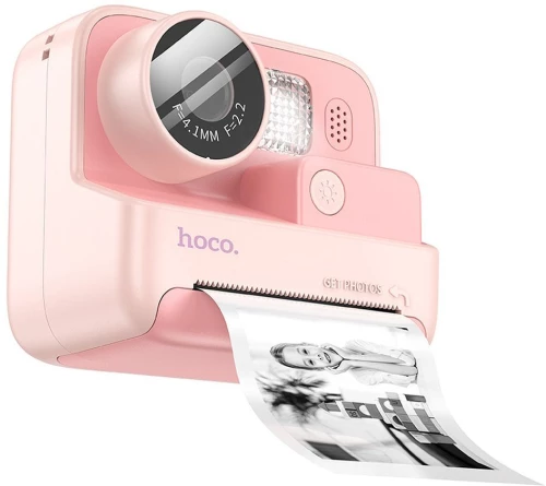 HOCO digital kids camera with printer DV200 pink