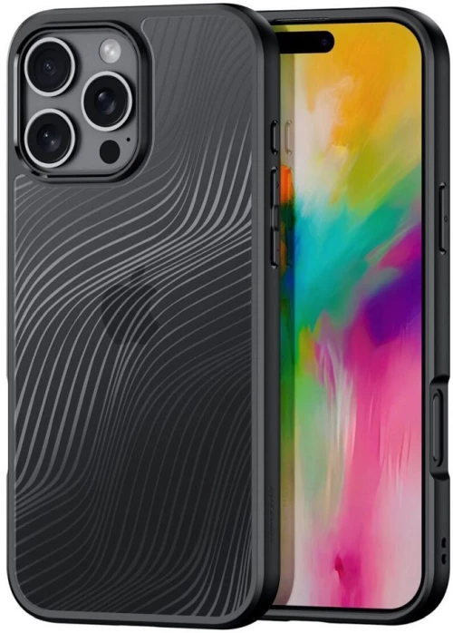 DUX DUCIS case AIMO MAG compatible with MagSafe for IPHONE 16 Pro Max black