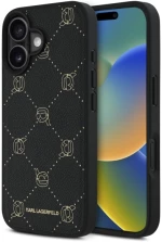 Karl Lagerfeld case for iPhone 16 6,1" KLHMP16SPGKHPHK black Hard Karl Head MagSafe