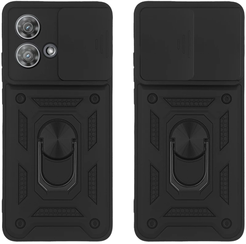 Θήκη Ring Armor CamPro Sonique για Motorola Edge 40 Neo 5G Μαύρο