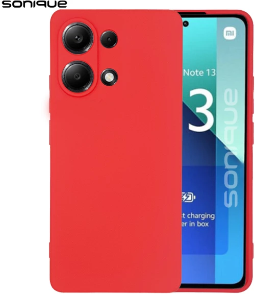 Θήκη Σιλικόνης My Colors Sonique Xiaomi Redmi Note 13 4G Κόκκινο