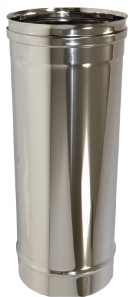 Ανοξείδωτη Καμινάδα καπνοδόχου 0,50m Inox 316 / F250