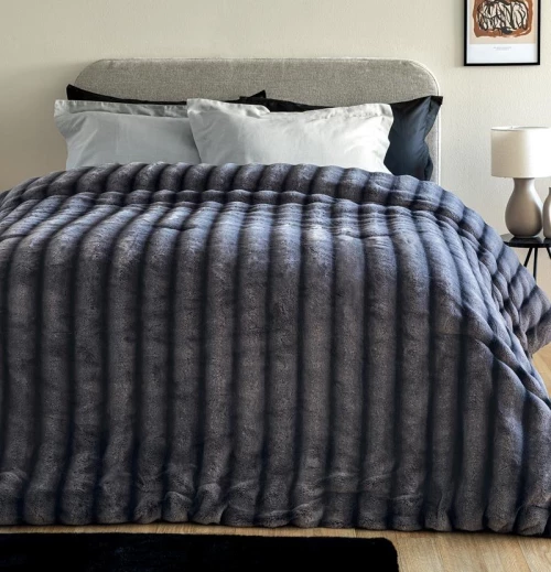 Κουβερτοπάπλωμα Υπέρδιπλο (230x250) Cate Grey Palamaiki