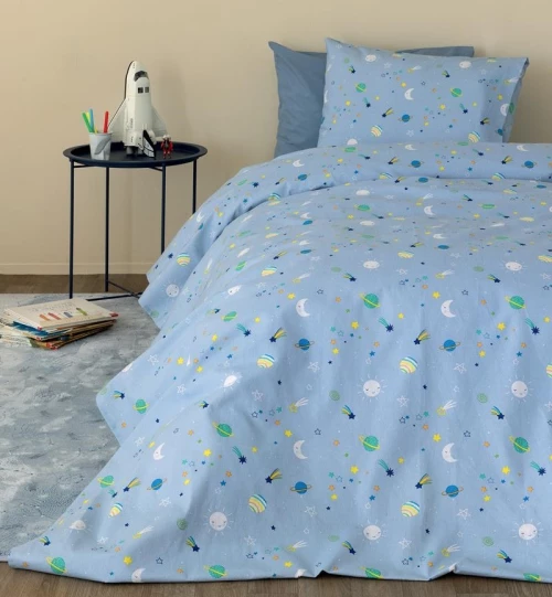 Σετ Σεντόνια Μονά (170x265) Poppet PP100 φανελένια Palamaiki