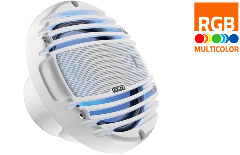 HERTZ HMX 6.5"-LD-TW/TC Σετ Ηχεία Σκάφους 4Ohm Marine Coax 150W - Λευκό