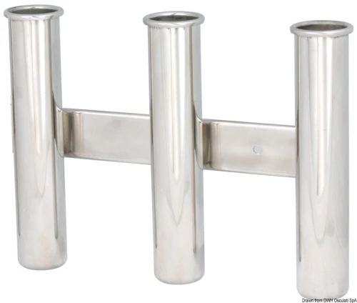 Καλαμοθήκη 3πλη Inox