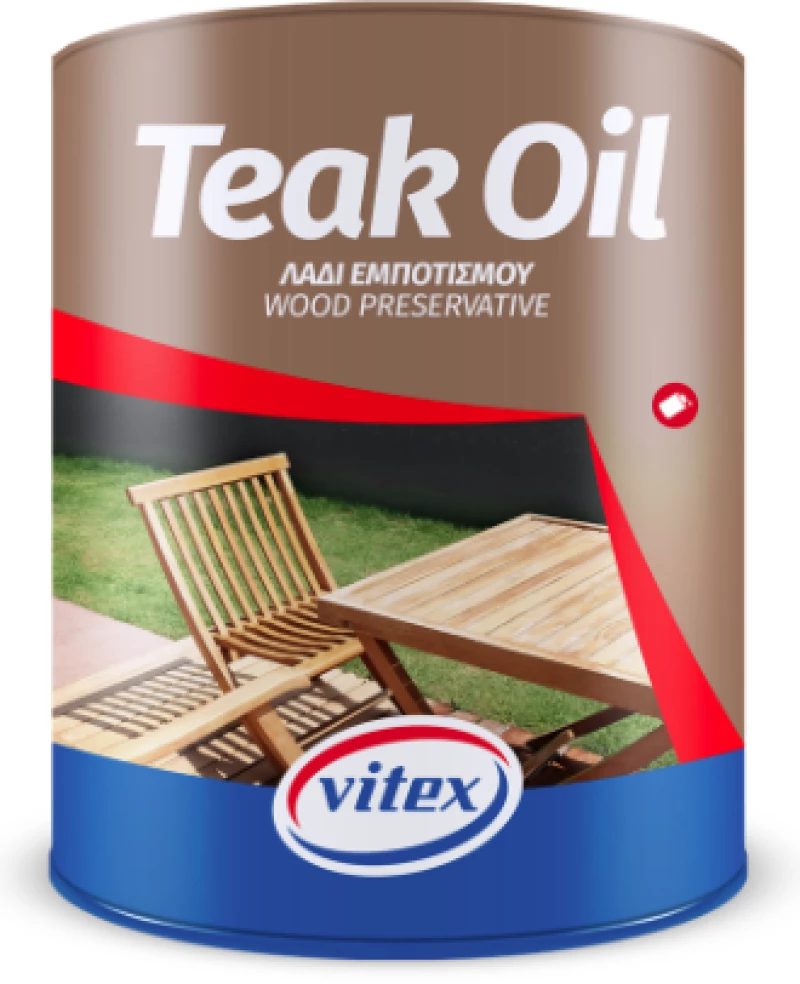 VITEX Teak Oil Λάδι Εμποτισμού Σκληρών Ξύλων 750ml