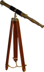 Διακοσμητικό Τηλεσκόπιο Σε Τρίποδο 68.5×127cm
