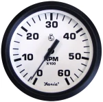 Στροφόμετρο Faria Euro White 6000RPM