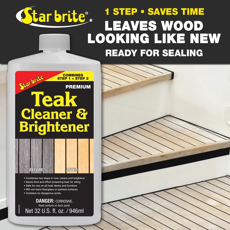 Star Brite One Step Teak Cleaner & Brightener Καθαριστικό & Γυαλιστικό Teak 1lt