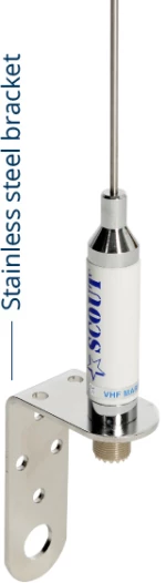 Scout® Κεραία VHF Inox για Ιστιοπλοϊκά KM-3A 1,0 m (3.3′)