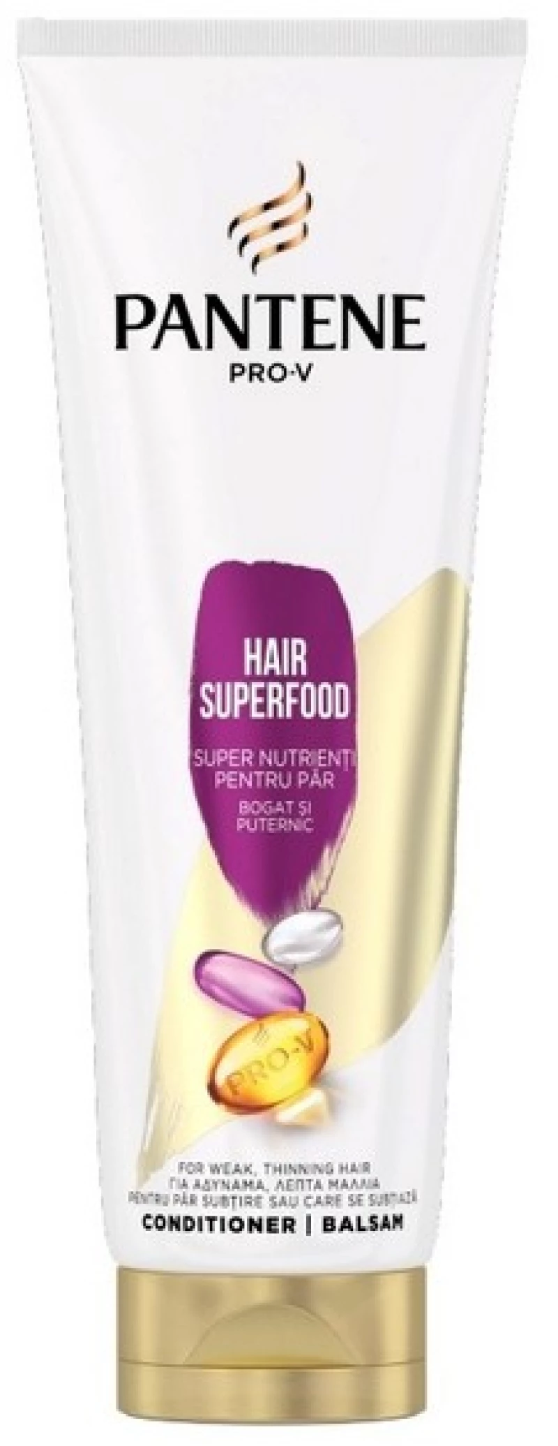 Pantene Superfood Full Strong Conditioner για Όλους τους Τύπους 360ml