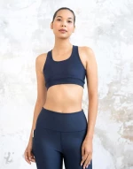 Ψηλόμεσο Κολάν Push-Up και Σύσφιξης με Τσέπες Lismina 988 Navy Blue