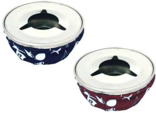 Τασάκι Inox Αντιανεμικό  - Κόκκινο