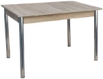 Τραπέζι Κουζίνας Μέταλλο / Μελαμίνη 110x70xH75cm