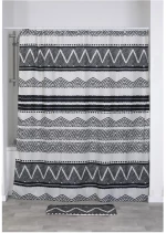 Κουρτίνα μπάνιου Polyester 180Χ200 lodge