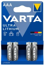 VARTA ΜΠΑΤΑΡΙΕΣ ΦΩΤΟΓΡΑΦΙΚΗΣ ΛΙΘΙΟΥ FR3/SIZE AAA/L92 1,5V 4/BLISTER