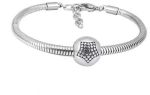 Ατσάλινο βραχιόλι με charm (B3274)