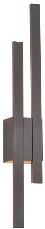 Φωτιστικό Επίτοιχο Trio Lighting TAWA 221460242 Ανθρακί (Anthracite) 3000K