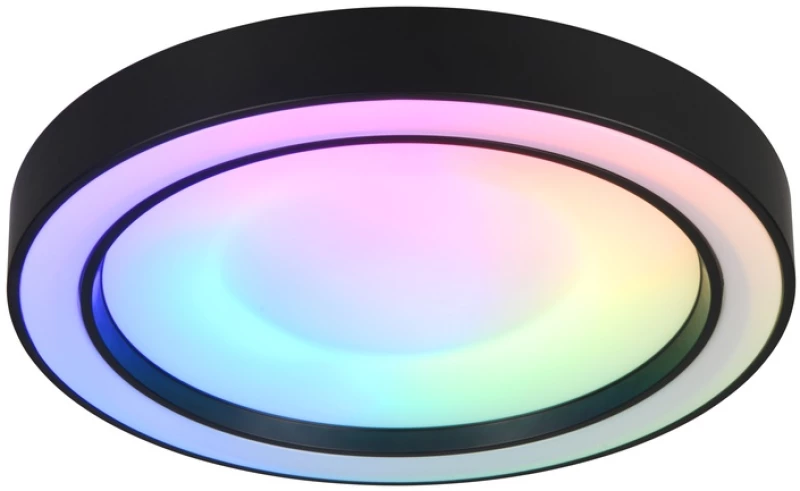 Φωτιστικό Οροφής Reality Lighting -RL ARCO R65091432 Μαύρο Ματ (Black Mat) 2700 - 6000K