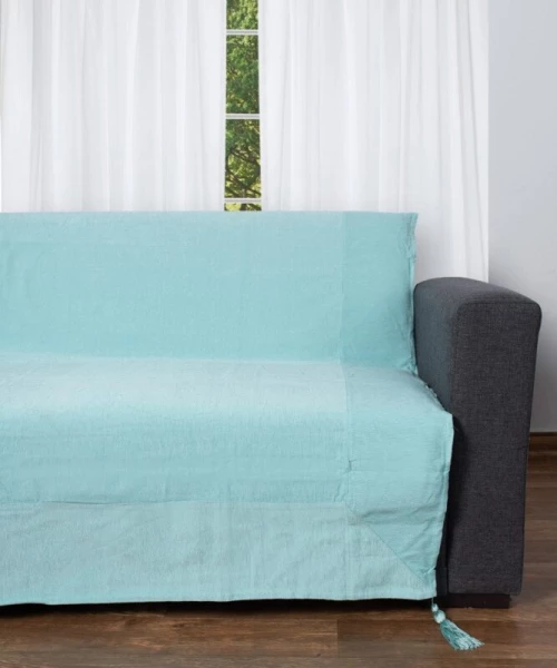 ΡΙΧΤΑΡΙΑ 281 (180cm x 180cm / 180cm x 250cm / 180cm x 320cm) aqua Silk Fashion