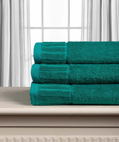 Βαμβακερή πετσέτα ΜΕΛΩΔΙΑ 600gsm (40cm x 60cm) green Silk Fashion