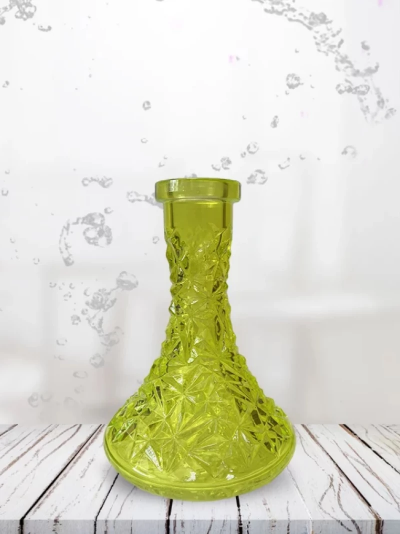 Γυάλα Ναργιλέ Vessel Glass Crystal Light Green