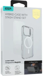 Esr® Classic Hybrid Halolock MagSafe Θήκη και Tempered Glass για iPhone 16 Pro- Clear